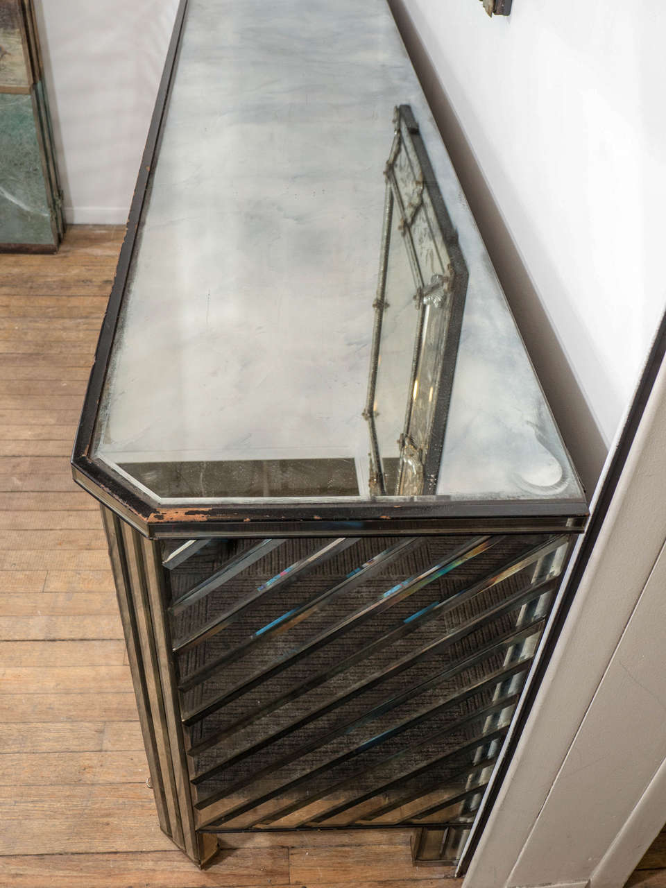An Art Deco Mirrored Console at 1stDibs art deco console
