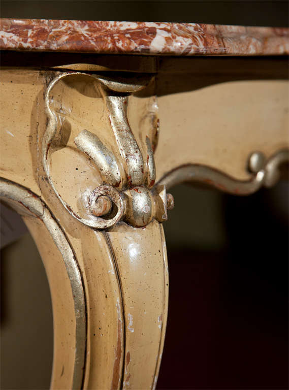 Mid-20th Century French Rococo Style Console Table