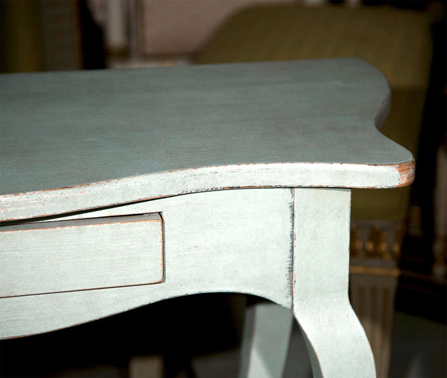 American Swedish Painted Console Table