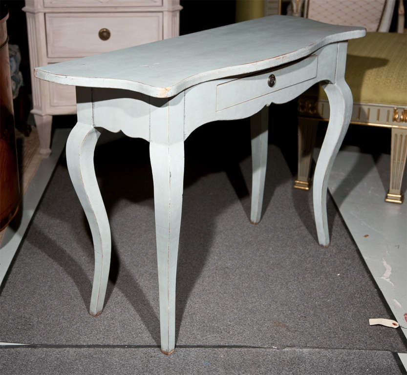 20th Century Swedish Painted Console Table