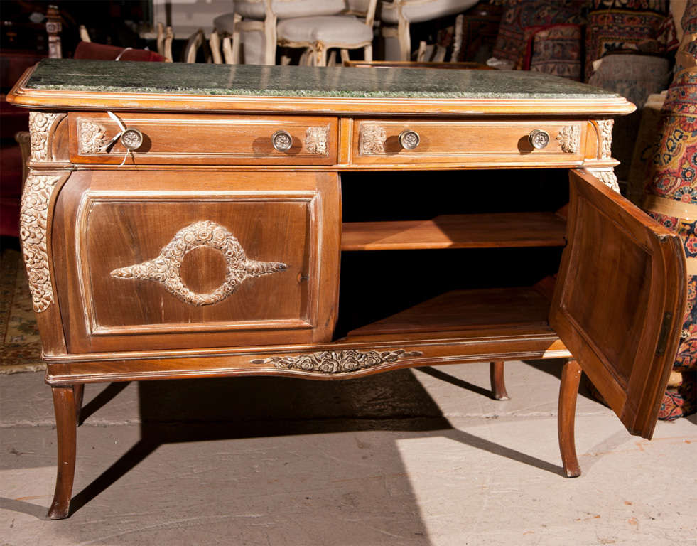 French Empire Style Marble-Top Sideboard 2