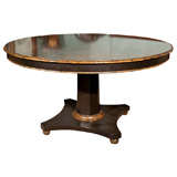 Vintage Dorothy Draper Style Circular Dining Table