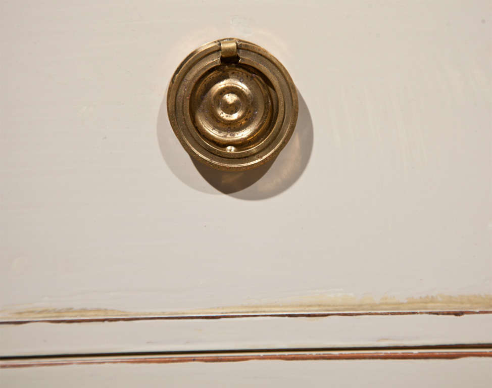 Pair of White Painted End Tables 1