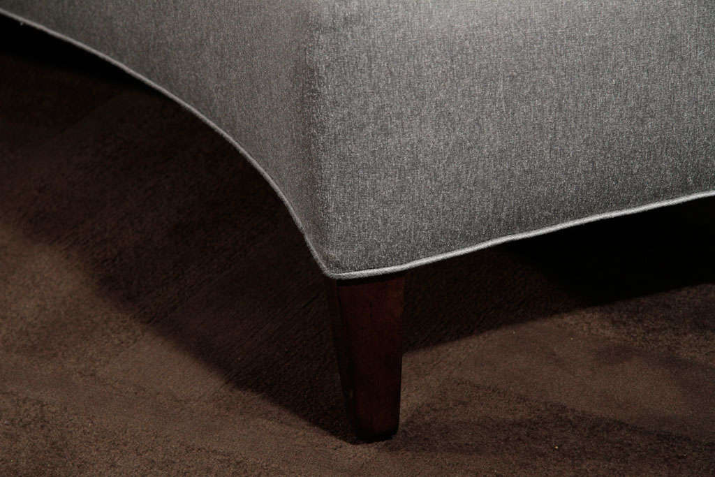 20th Century Glamorous 1940s Hollywood Curved Back Sofa
