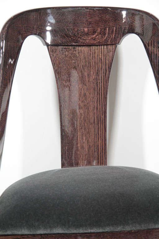 20th Century Modernist Mid-Century Klismos Style Desk Chair