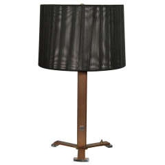Maison Leleu, Rare Table Lamp, France, 1965 12