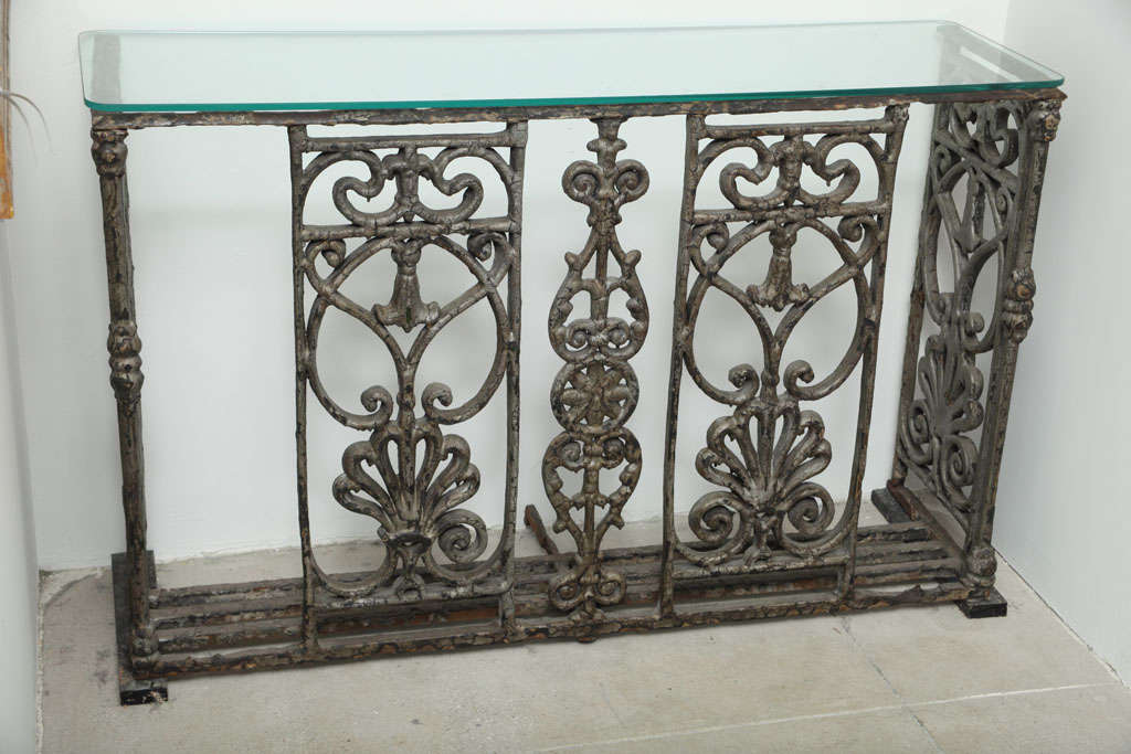 Irish Dublin Townhouse Balcony Console