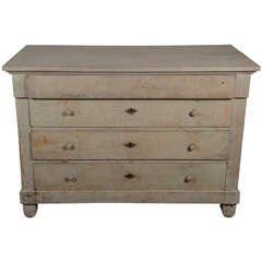 French 19th century painted chest