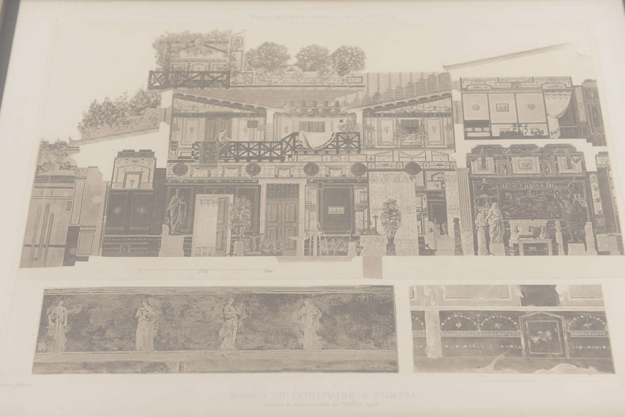 Set of Four Architectural Engravings in the Manner of Piranesi In Excellent Condition For Sale In Hollywood, FL