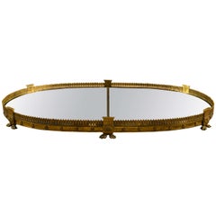 Antique French Mirrored Plateau