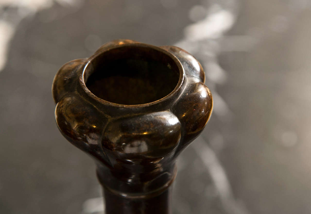 XIXe siècle Vase japonais en bronze en vente