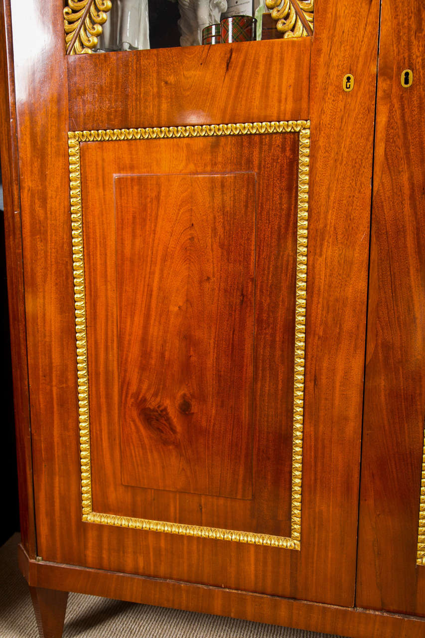 Russian Mahogany Bookcase For Sale at 1stdibs