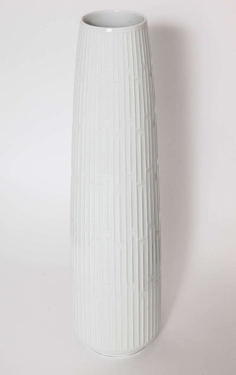 Meissen Monumental Porcelain Vase, 1960.