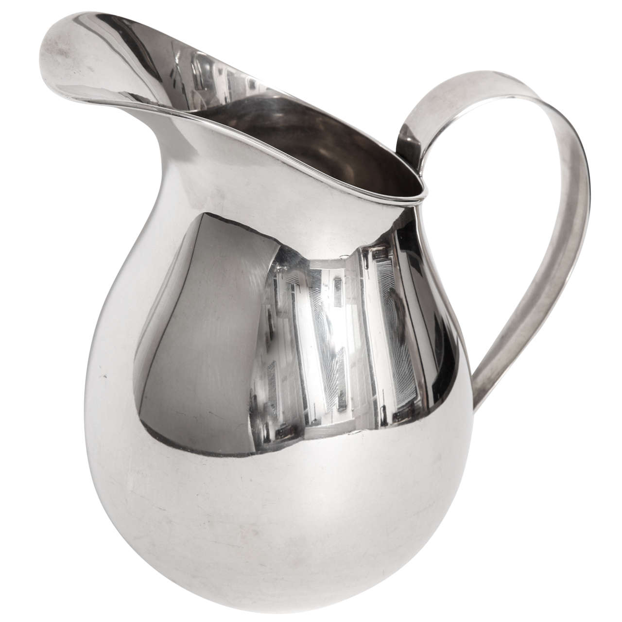 Allan Adler Handmade Sterling Pitcher For Sale