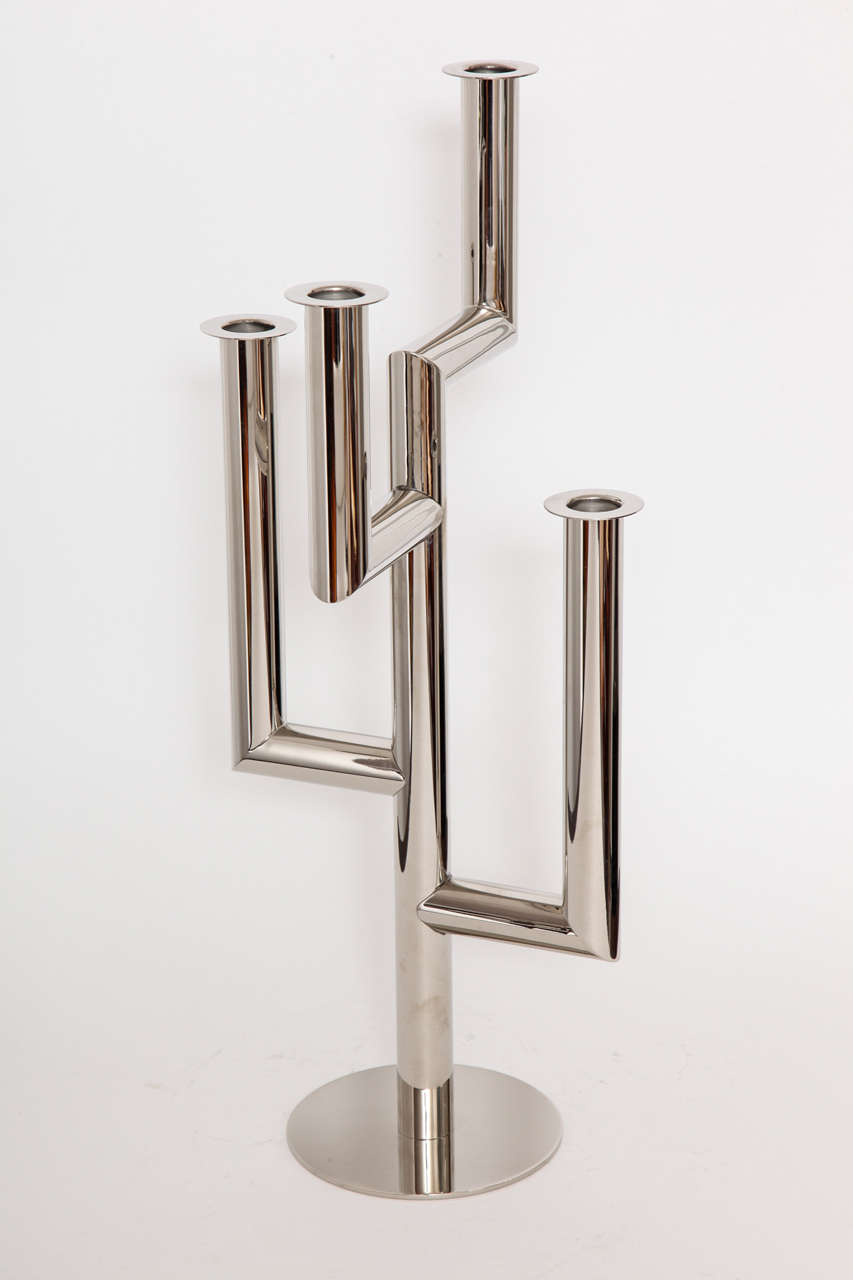Hagenauer Art Deco Four Arm Candlesticks For Sale 1