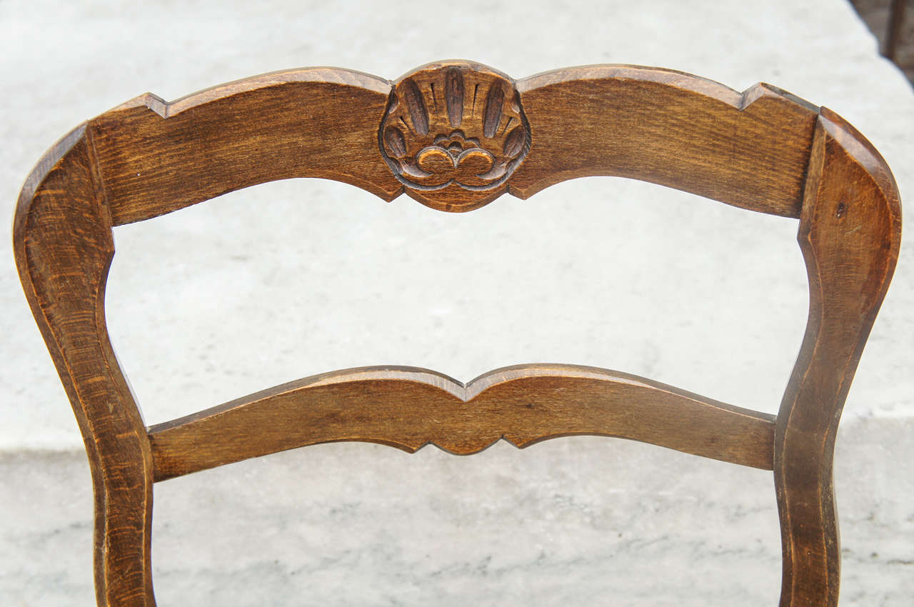 Set of Four Country French Chairs 5