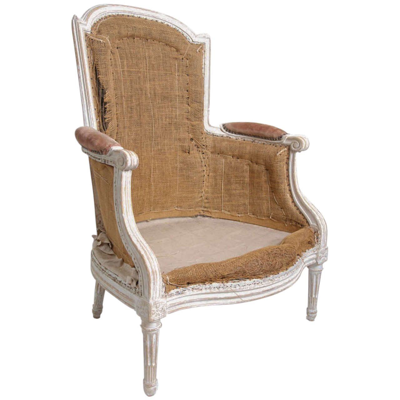 Jean-Baptiste Sené 18th Century French Bergere For Sale