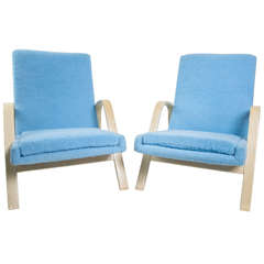Pair of French 1950s Armchairs