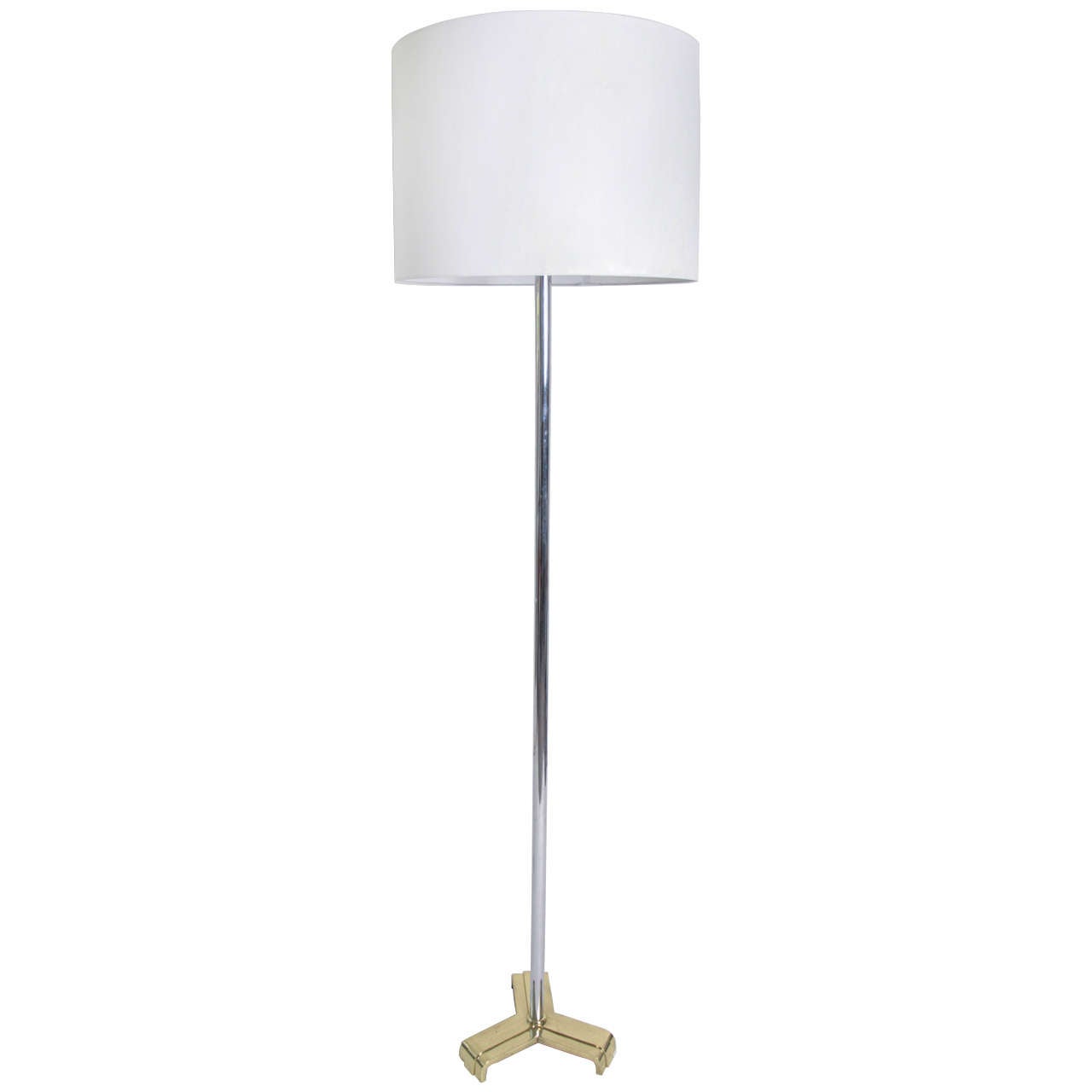 French Art Deco Modernist Floor Lamp For Sale
