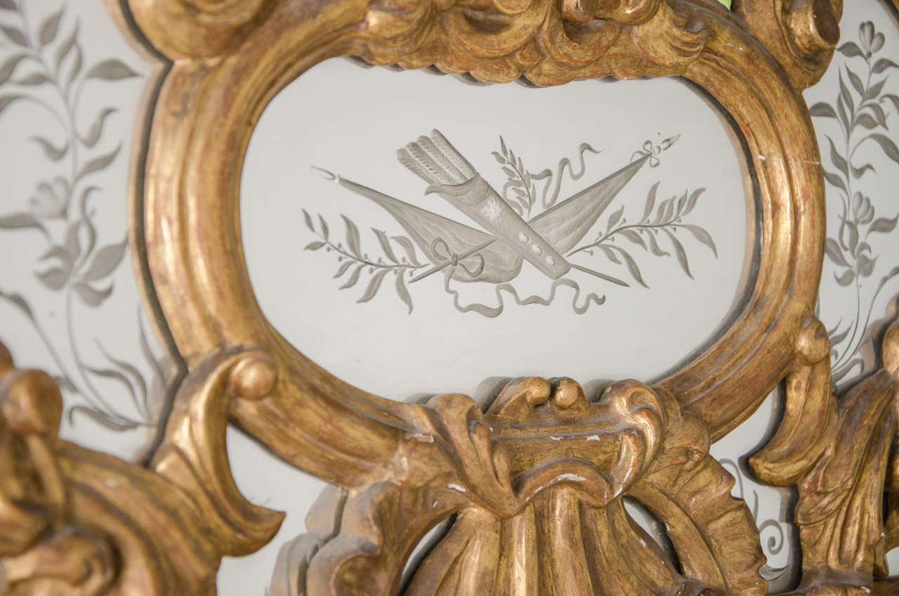 Venetian Mirror In Excellent Condition In Paris, FR