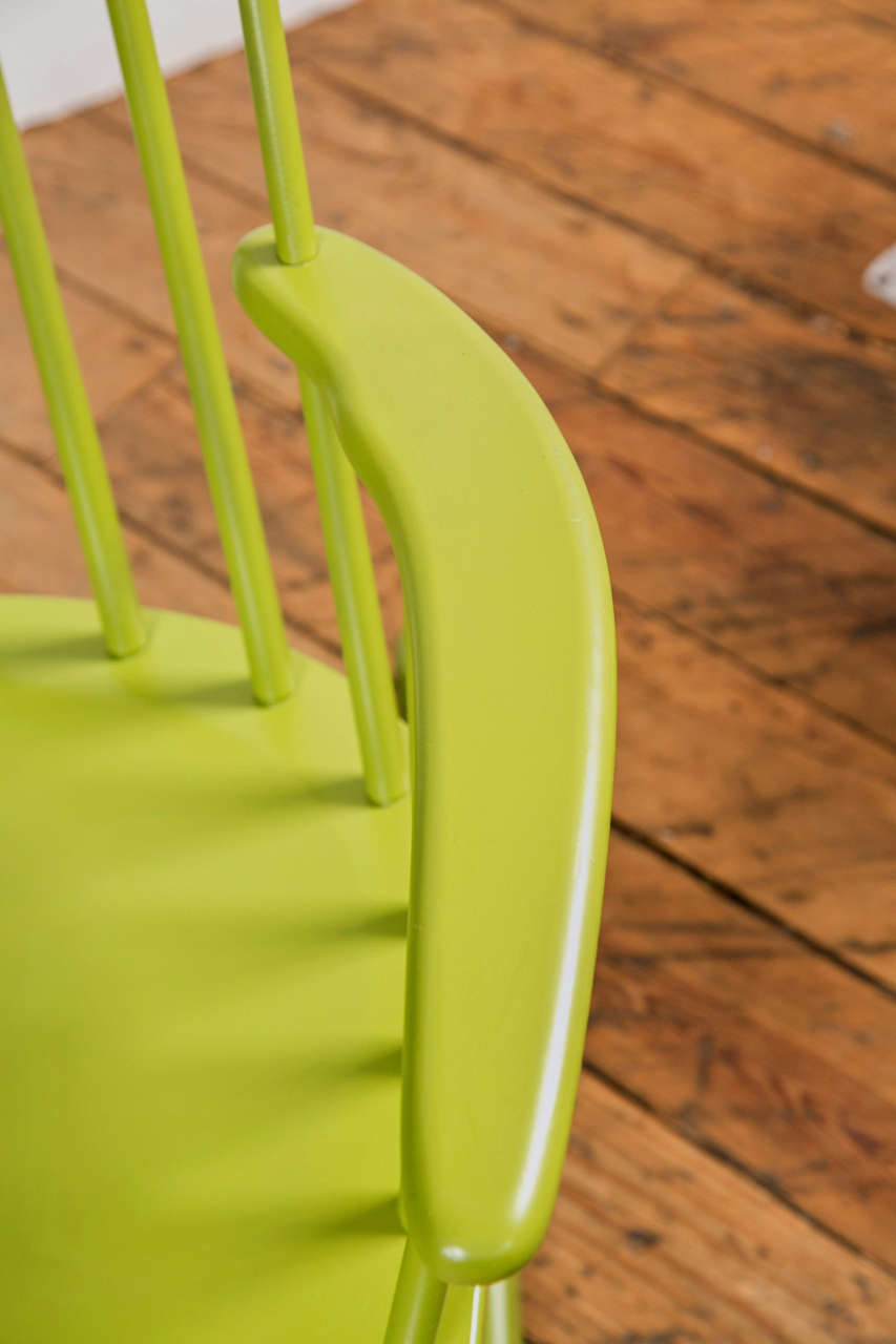 Mid-Century Modern Rocking Chair in the Style of Russel Wright for Conant Ball For Sale
