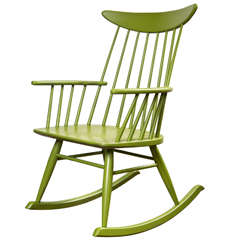 Rocking Chair in the Style of Russel Wright for Conant Ball