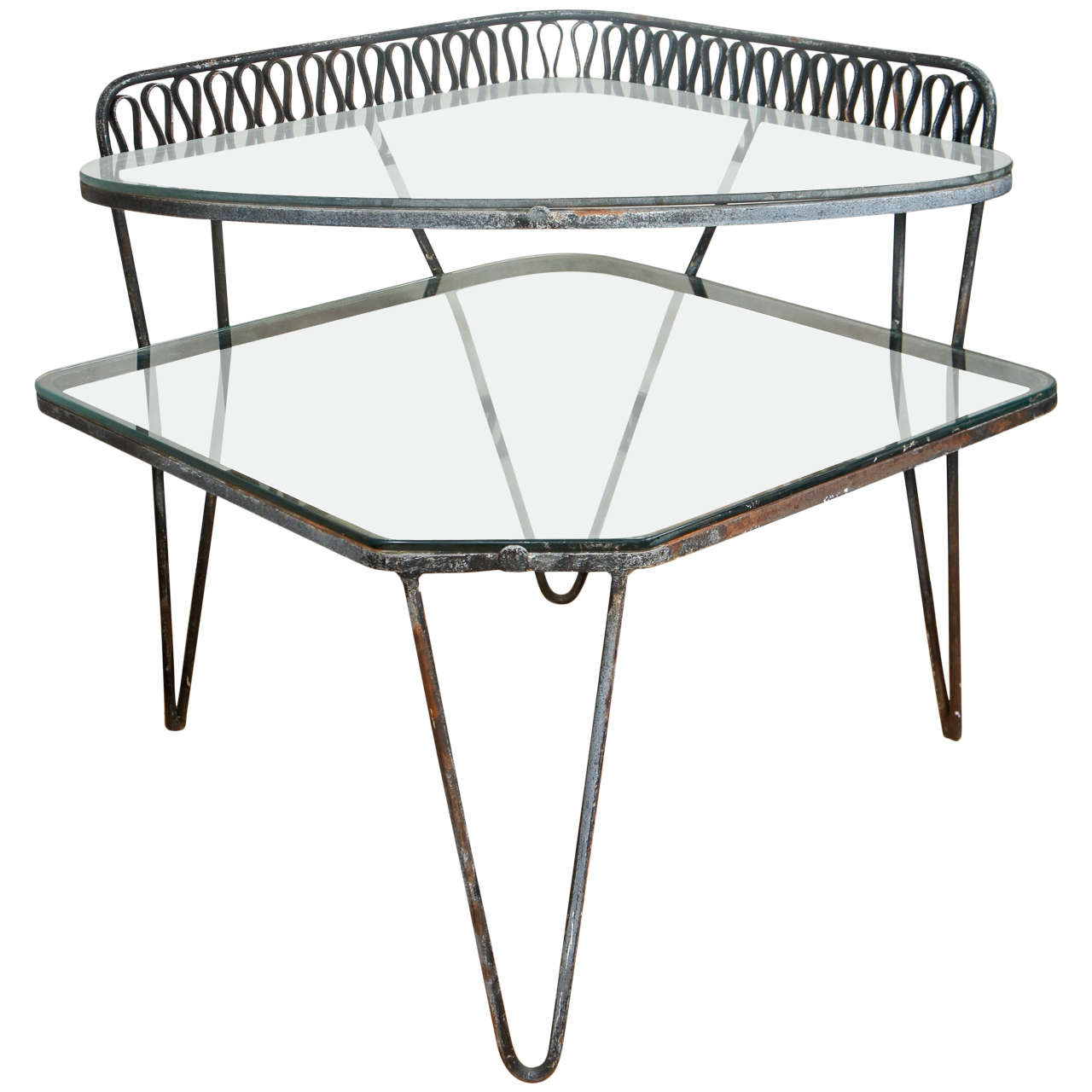 Salterini Ribbon Back Cocktail Table For Sale