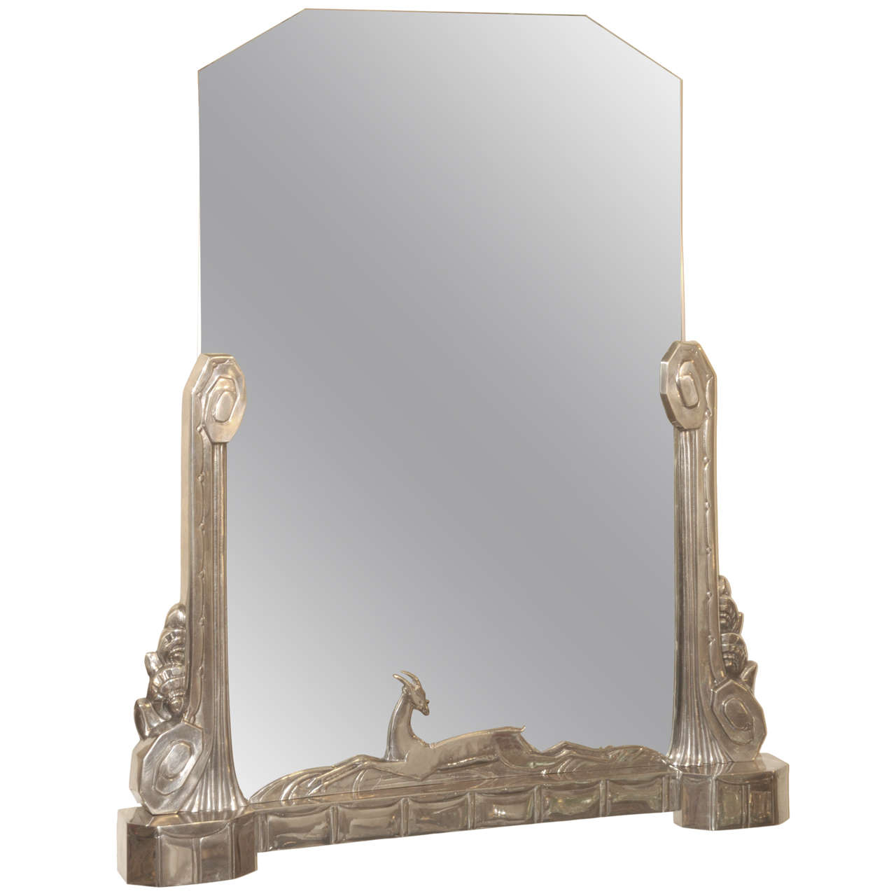 1920's 'Deer' Mirror For Sale