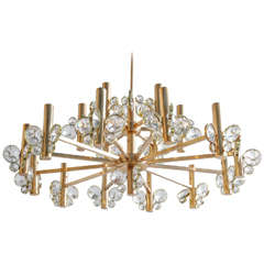 Sciolari Faceted Crystal Chandelier