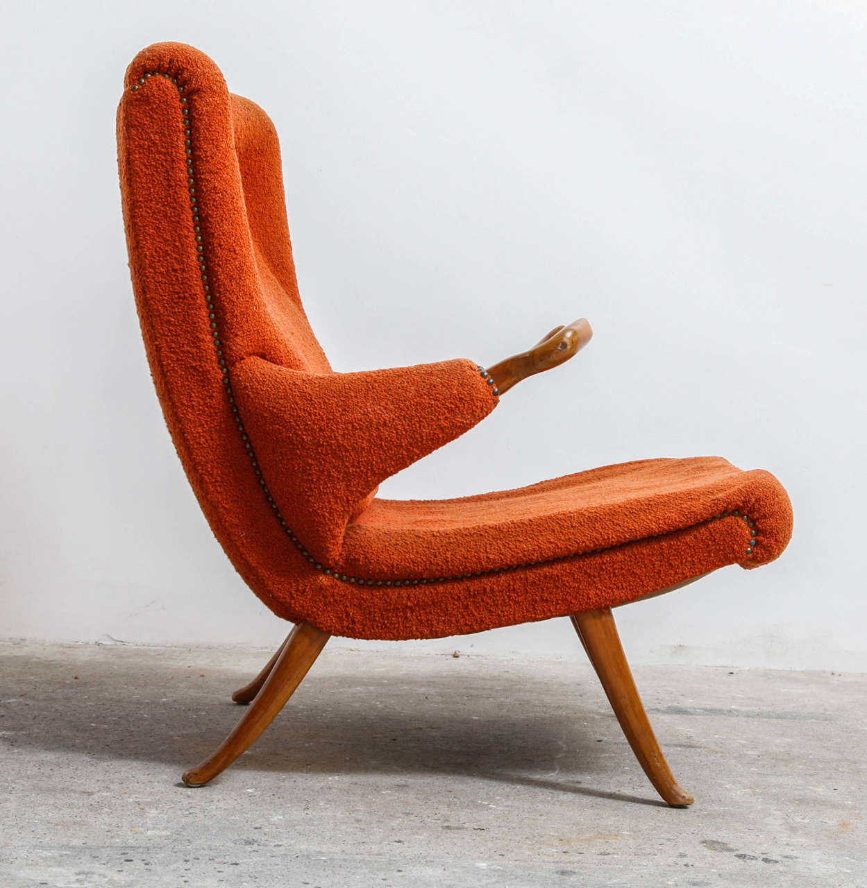 Mid-Century Modern Rare Chair in the Manner of Dunbar