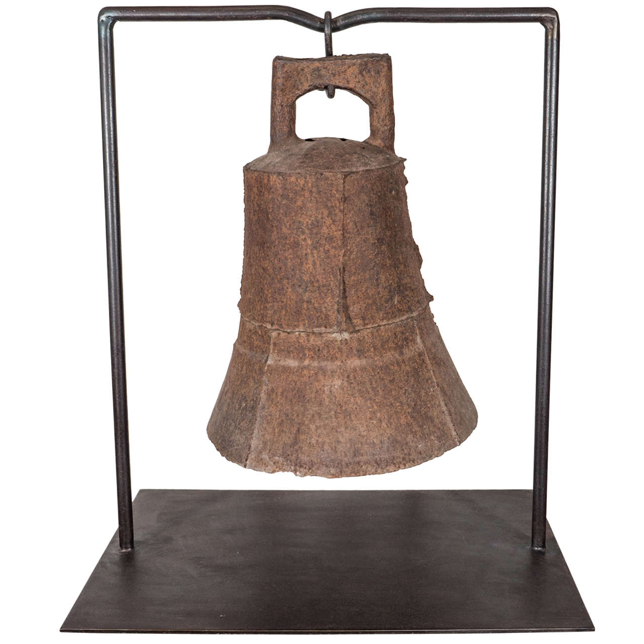 Massive 19th Century  Cast Iron Temple Bell From China