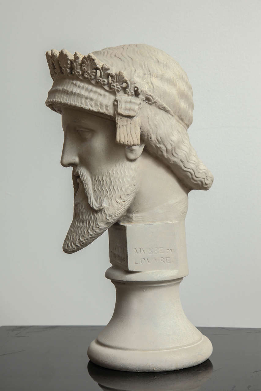 Baroque Style Plaster Cast Bust of Jupiter Trophonius 1