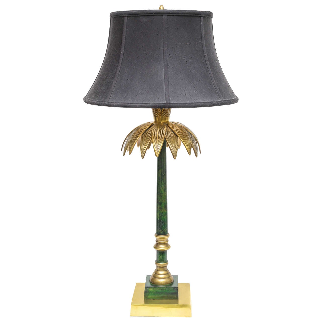 Palm Leaf Table Lamp by Wildwood at 1stDibs vintage wildwood lamps, wildwood table lamps, palm leaf lamps