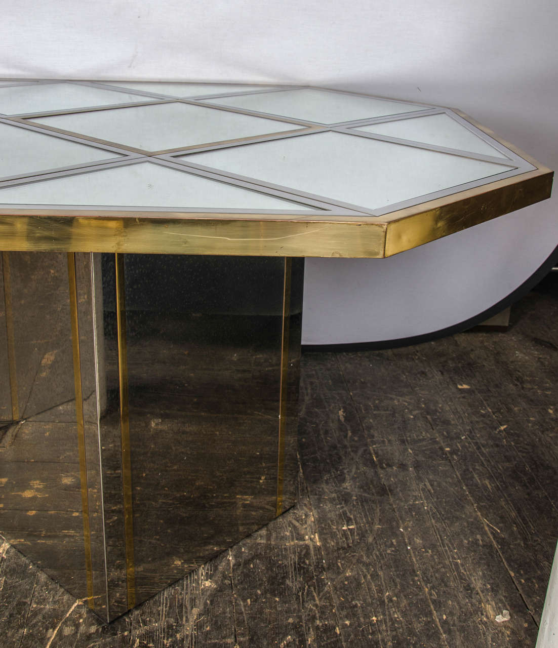 1960s Italian Unusual Large Dining Table For Sale 1