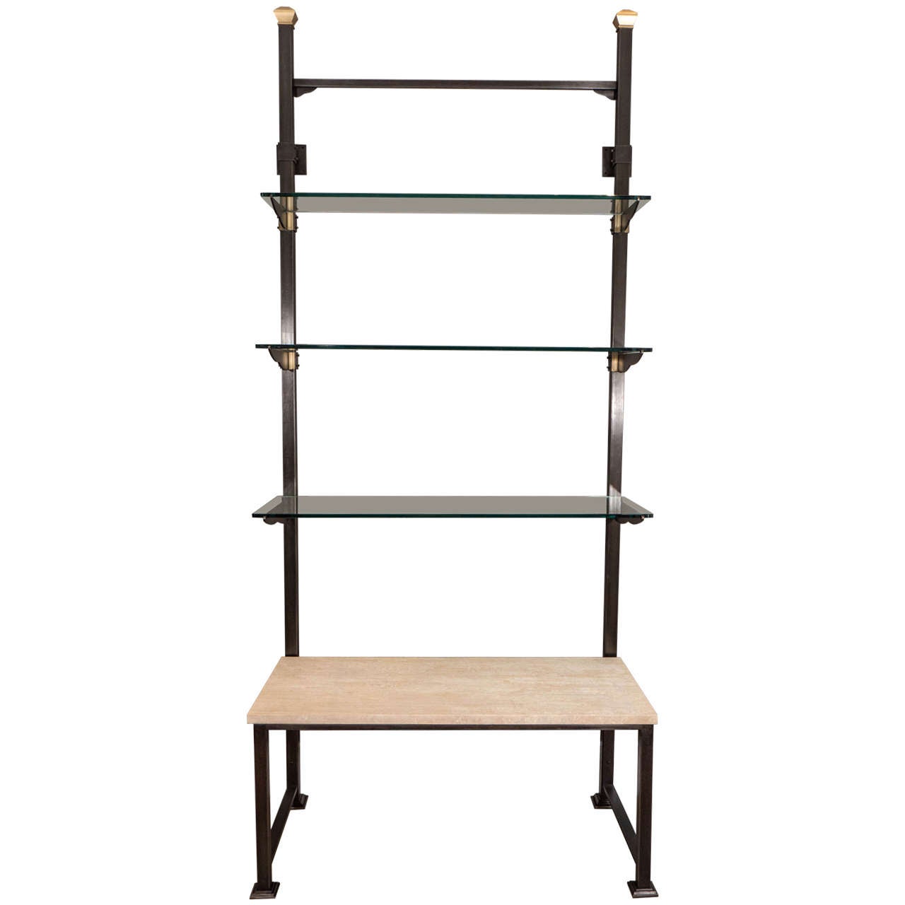 Viennese Secessionist Wall-Mounted Shelving System For Sale