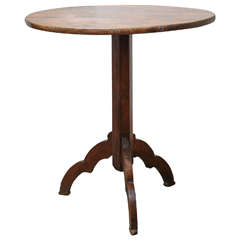 19th Century Round Wooden Table