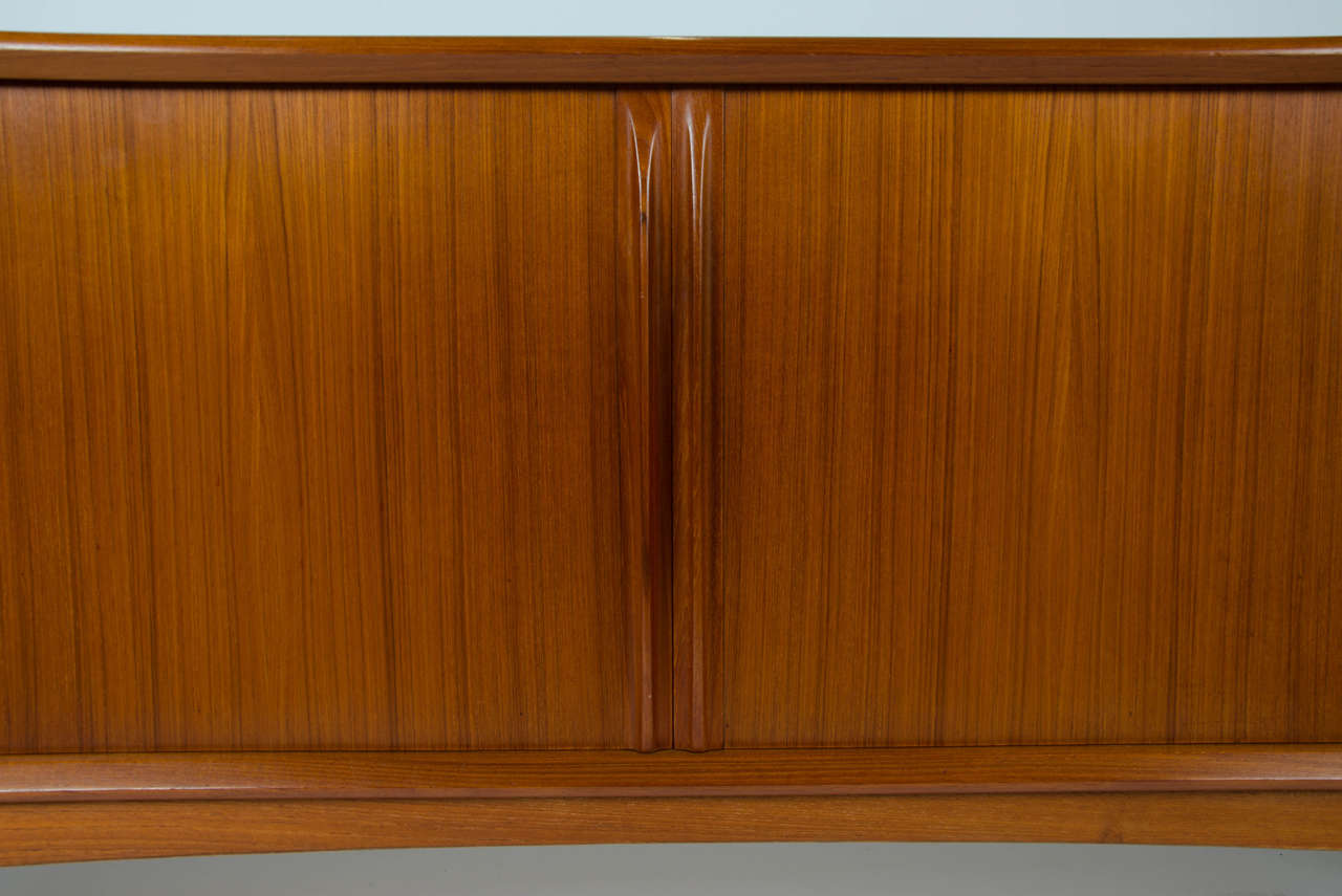 Danish Tambour Pedersen Sideboard In Excellent Condition In Nottingham, GB