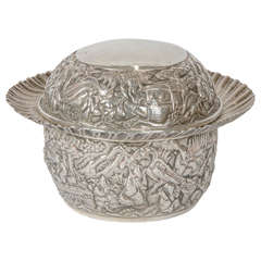Chinese Silver Bowl and Cover