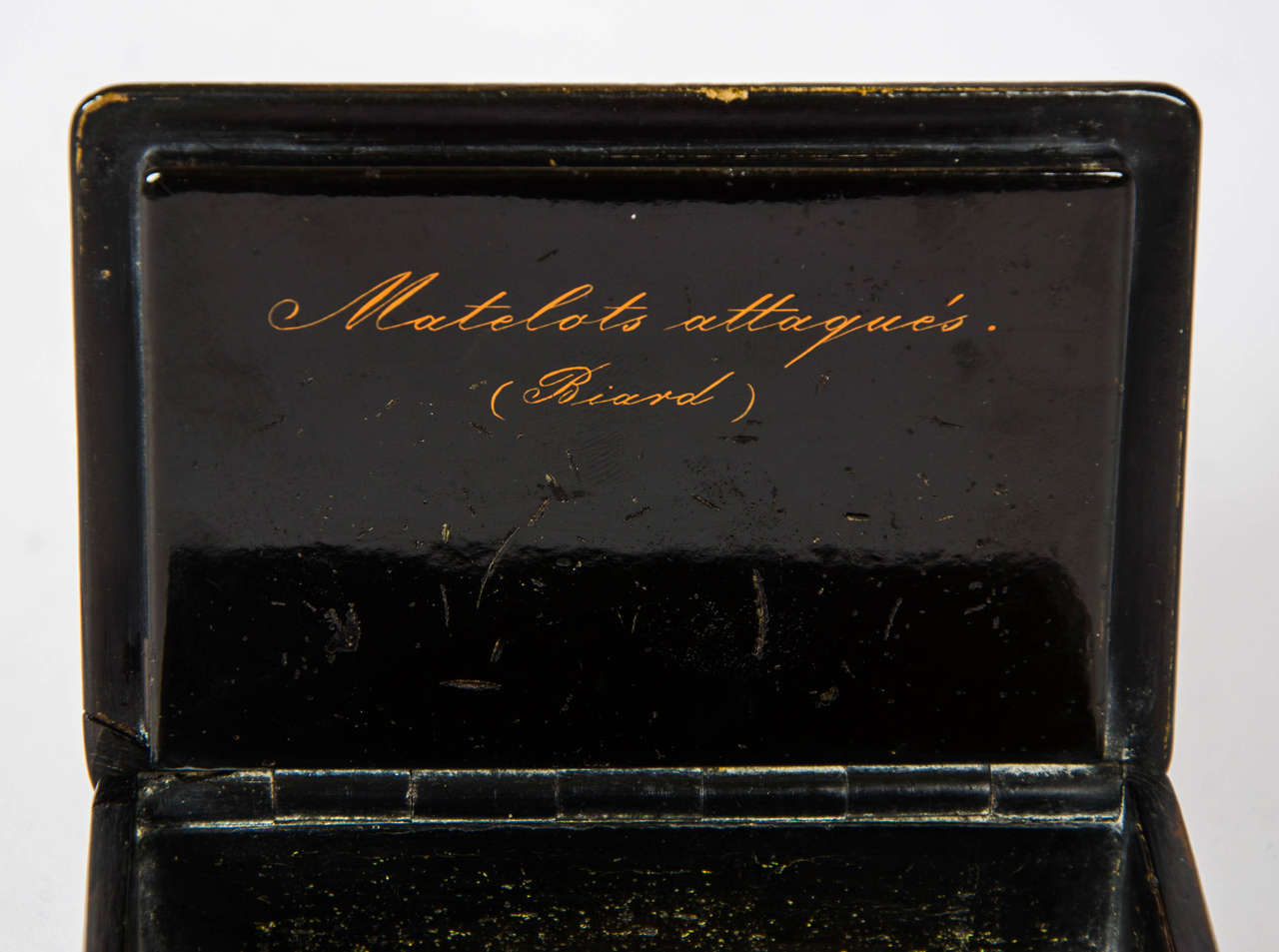 Early 19th Century Stobwasser Snuff Box For Sale