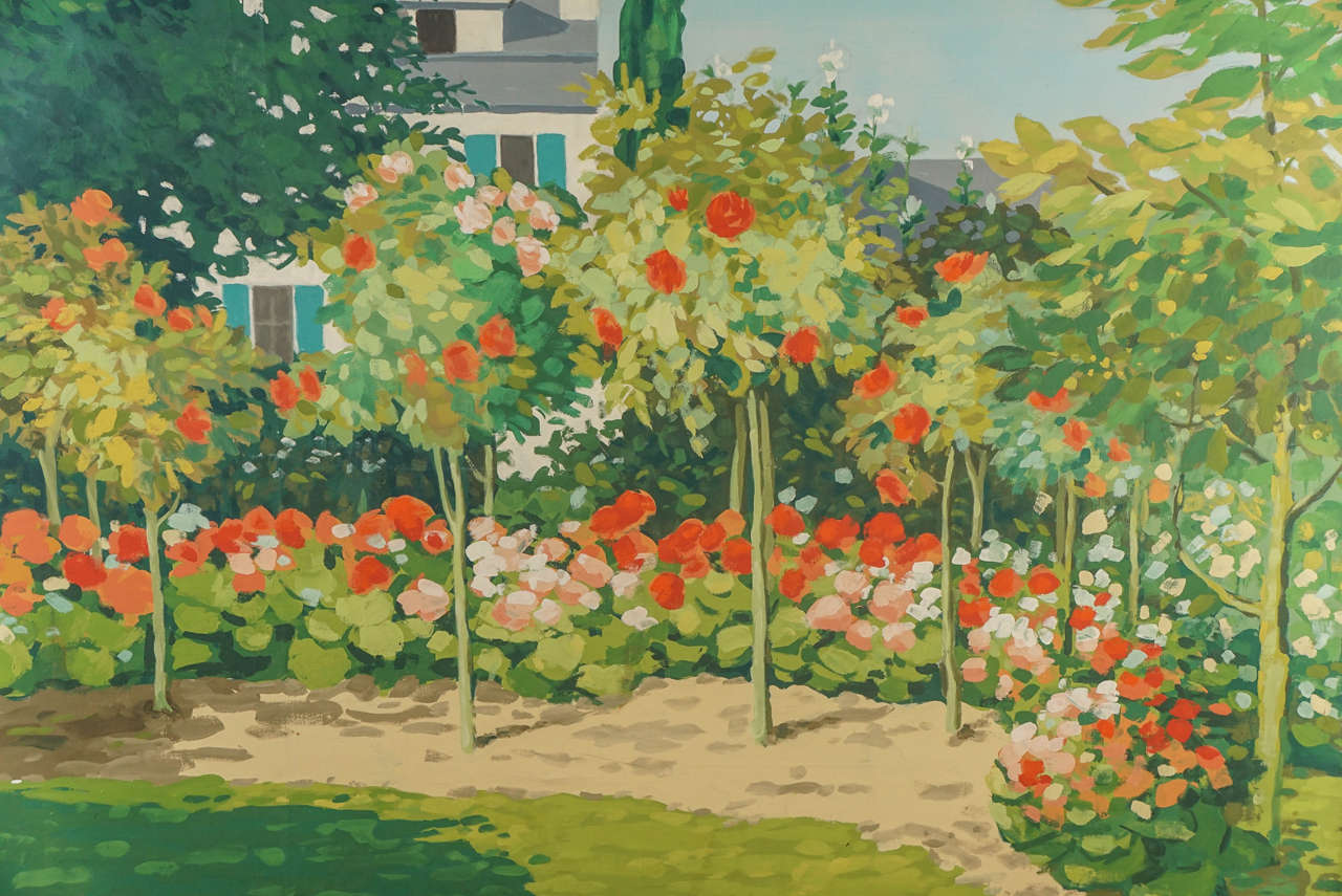 Late 20th Century Large Summerscape Painting