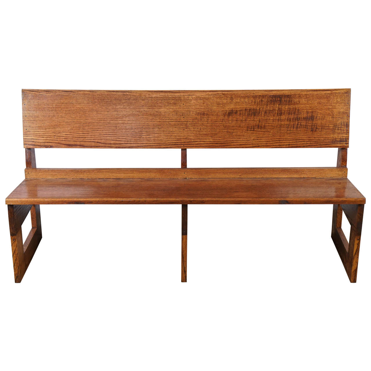 Quartersawn Oak Bench