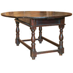 18th Century Italian Drop-Leaf Table