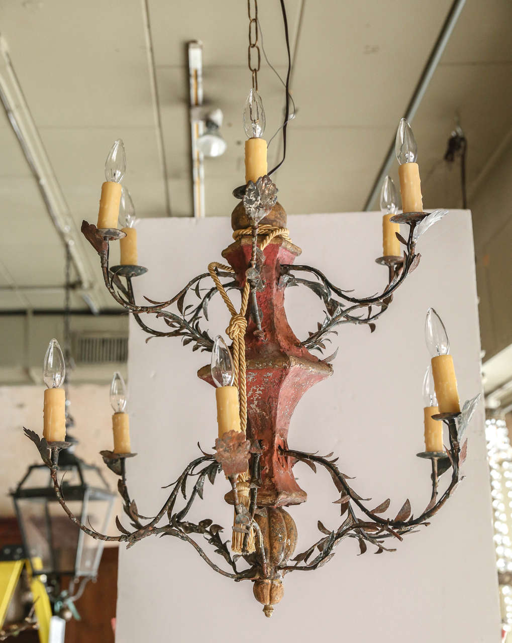 Early 19th Century Italian Tole Chandelier