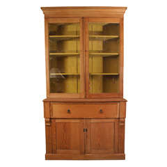 American Yellow Pine Bookcase/Desk