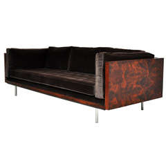 Rosewood case sofa - Milo Baughman