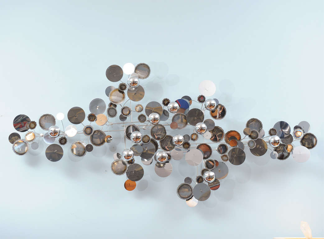 C.Jere Raindrops wall sculpture signed and in perfect original condition.
Price Reduced from $5600 to Net $4760.00