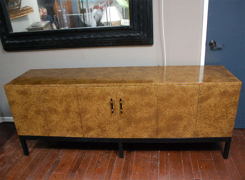 Gold Tortoise Shell Finish Buffet / Credenza