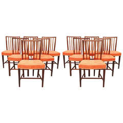 Set of 12 Dining Chairs,  Kaare Klint-style