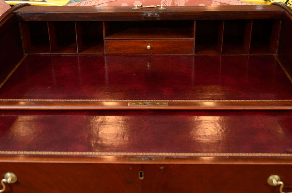 English Rare George III Mahogany Double Pedestal Desk For Sale