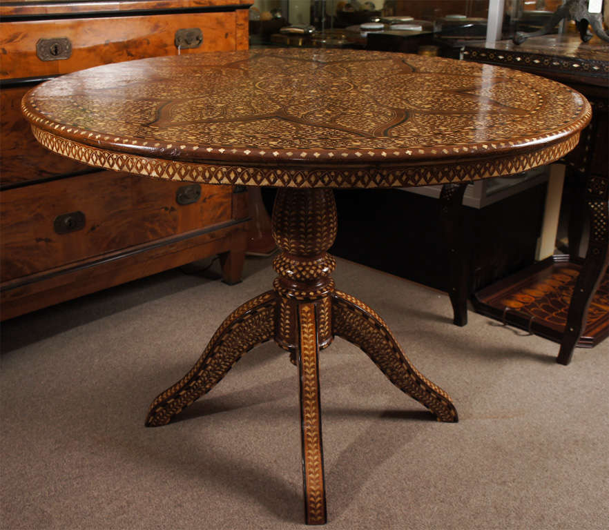 Anglo Indian Inlay table